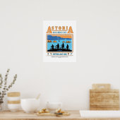 De Goonies Silhouetten boven Astoria Goondocks Poster (Keuken)
