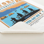 De Goonies Silhouetten boven Astoria Goondocks Sherpa Deken (3/4)