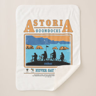 De Goonies Silhouetten boven Astoria Goondocks Sherpa Deken