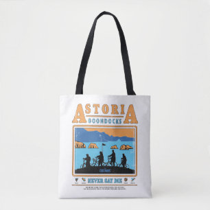 De Goonies Silhouetten boven Astoria Goondocks Tote Bag