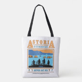 De Goonies Silhouetten boven Astoria Goondocks Tote Bag (Achterkant)