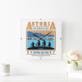De Goonies Silhouetten boven Astoria Goondocks Vierkante Klok (Huis)