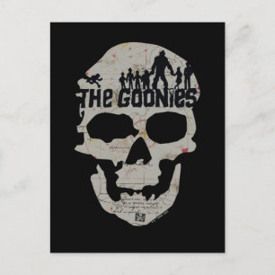 De Goonies Skull Silhouette Briefkaart