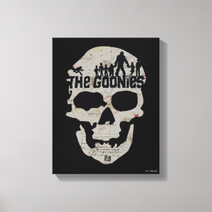 De Goonies Skull Silhouette Canvas Afdruk