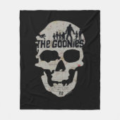 De Goonies Skull Silhouette Fleece Deken (Voorkant)
