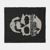 De Goonies Skull Silhouette Fleece Deken (Voorkant (Horizontaal))