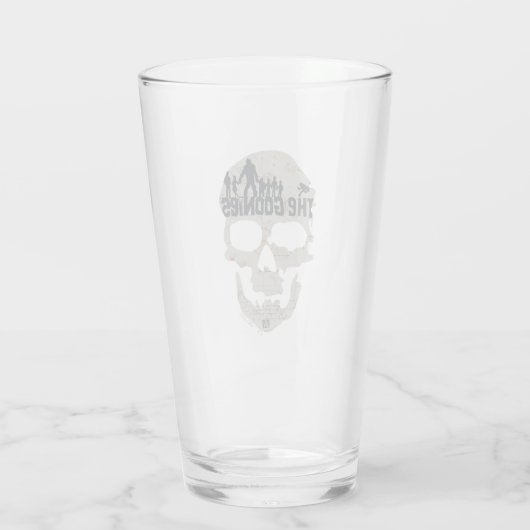 De Goonies Skull Silhouette Glas (Achterkant)