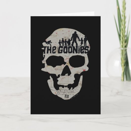 De Goonies Skull Silhouette Kaart (Voorkant)