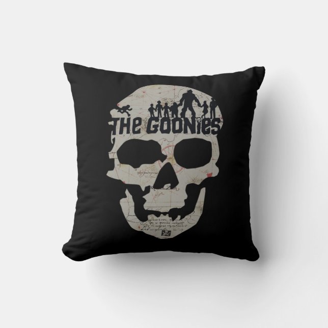 De Goonies Skull Silhouette Kussen (Voorkant)