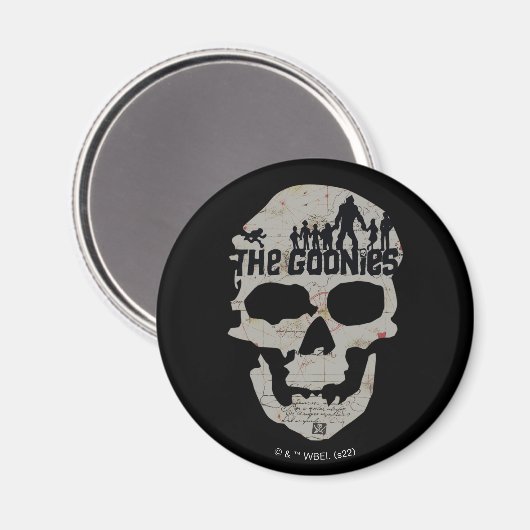 De Goonies Skull Silhouette Magneet (Voorkant / Achterkant)