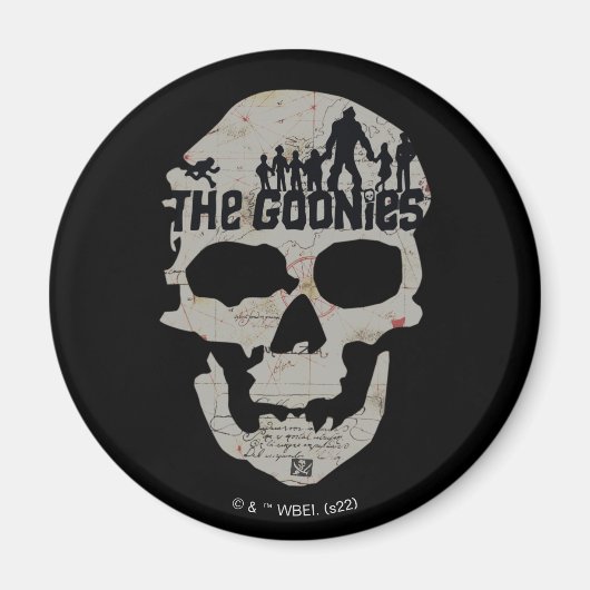 De Goonies Skull Silhouette Magneet (Voorkant)