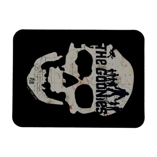 De Goonies Skull Silhouette Magneet (Horizontaal)