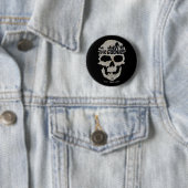 De Goonies Skull Silhouette Ronde Button 5,7 Cm (In situ)