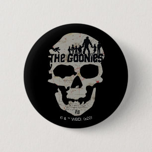 De Goonies Skull Silhouette Ronde Button 5,7 Cm