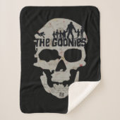 De Goonies Skull Silhouette Sherpa Deken (Voorkant)