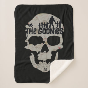 De Goonies Skull Silhouette Sherpa Deken