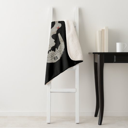 De Goonies Skull Silhouette Sherpa Deken (In situ)