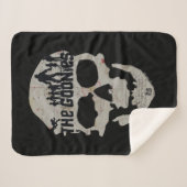 De Goonies Skull Silhouette Sherpa Deken (Voorkant (horizontaal))