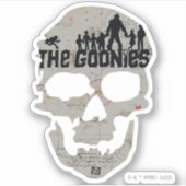 De Goonies Skull Silhouette Sticker (Voorkant)