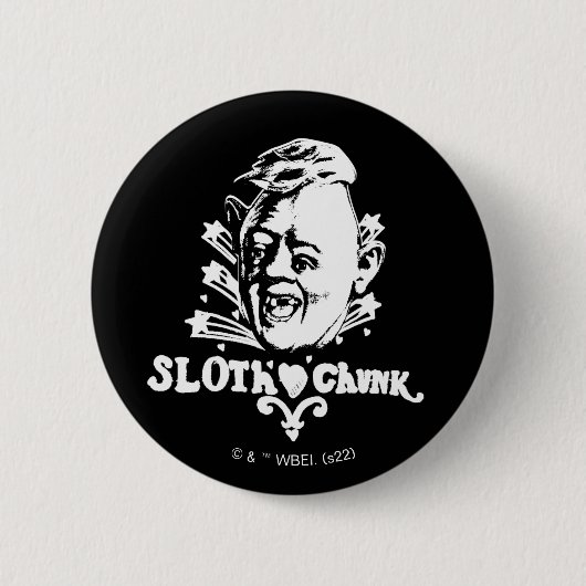 De goonies "Sloth Chunk" Ronde Button 5,7 Cm (Voorkant)