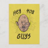 De goonies Sloth Doodle "Hey jongens" Briefkaart (Voorkant)