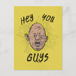 De goonies Sloth Doodle "Hey jongens" Briefkaart