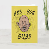 De goonies Sloth Doodle "Hey jongens" Kaart (Voorkant)