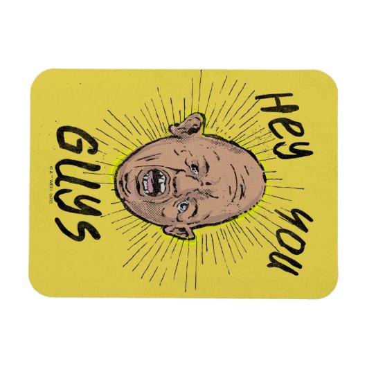 De goonies Sloth Doodle "Hey jongens" Magneet (Horizontaal)