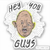 De goonies Sloth Doodle "Hey jongens" Sticker (Voorkant)