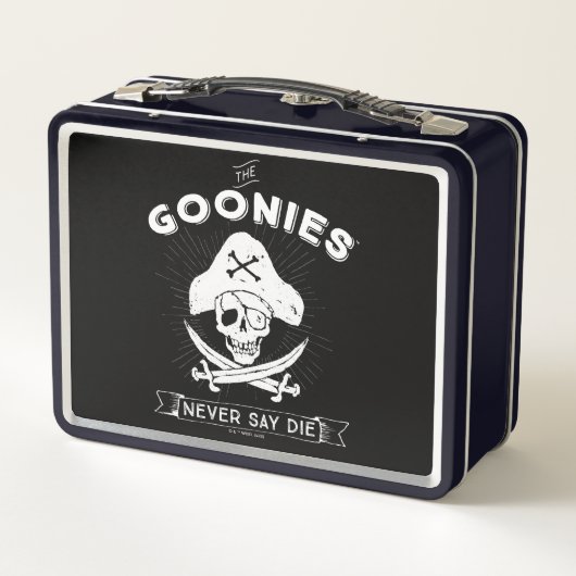 De goonies "Zeg nooit dat ze sterven" Pirate Badge (Achterkant)