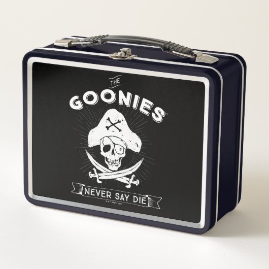De goonies "Zeg nooit dat ze sterven" Pirate Badge (Voorkant)