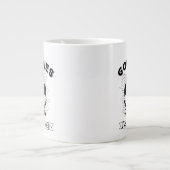 De goonies "Zeg nooit dat ze sterven" Pirate Badge Grote Koffiekop (Voorkant)