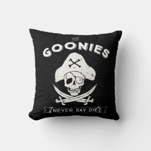 De goonies "Zeg nooit dat ze sterven" Pirate Badge Kussen