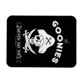 De goonies "Zeg nooit dat ze sterven" Pirate Badge Magneet (Horizontaal)