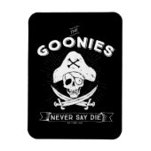 De goonies "Zeg nooit dat ze sterven" Pirate Badge Magneet (Verticaal)