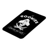 De goonies "Zeg nooit dat ze sterven" Pirate Badge Magneet (Linkerzijde)