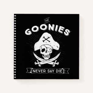 De goonies "Zeg nooit dat ze sterven" Pirate Badge Notitieboek