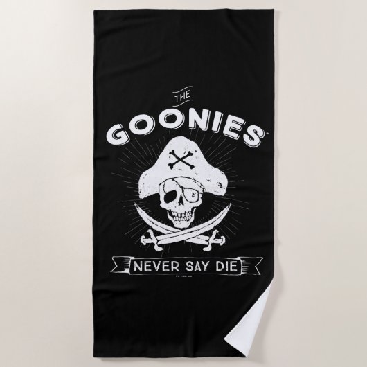 De goonies "Zeg nooit dat ze sterven" Pirate Badge Strandlaken