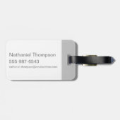 De goonies "Zeg nooit die dag" Pirate Anchor Badge Bagagelabel (Achterkant horizontaal)