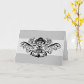 De goonies "Zeg nooit die dag" Pirate Anchor Badge Kaart (Gele Bloem)