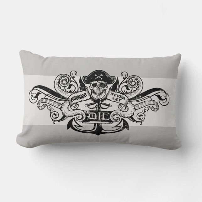 De goonies "Zeg nooit die dag" Pirate Anchor Badge Kussen (Voorkant)