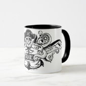 De goonies "Zeg nooit die dag" Pirate Anchor Badge Mok (Voorkant rechts)