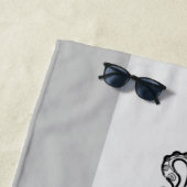 De goonies "Zeg nooit die dag" Pirate Anchor Badge Strandlaken (In situ)