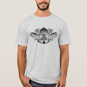 De goonies "Zeg nooit die dag" Pirate Anchor Badge T-shirt