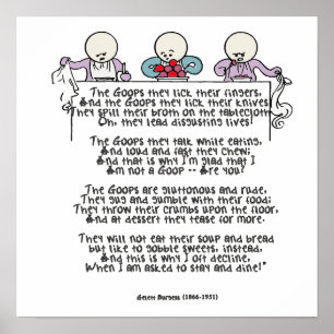 De Goops die ze hun vingers hebben Poster