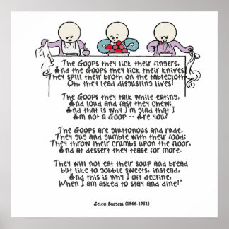 De Goops die ze hun vingers hebben Poster
