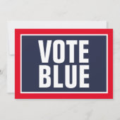 De GOP infrastructuur is zwak Vote Blue Kaart (Achterkant)