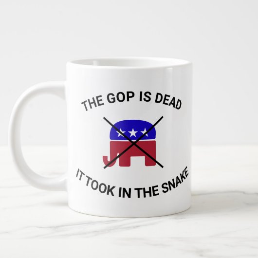 De GOP is een dood T-shirt Grote Koffiekop (Links)