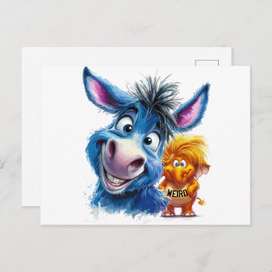 De GOP is raar, volgens Tim Walz Briefkaart (Voorkant / Achterkant)