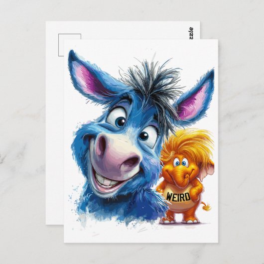 De GOP is raar, volgens Tim Walz Briefkaart (Voorkant / Achterkant)